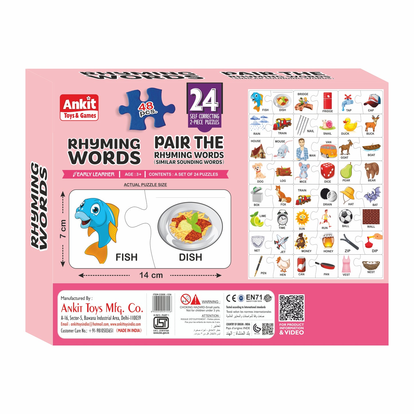 RHYMING WORDS PUZZLE