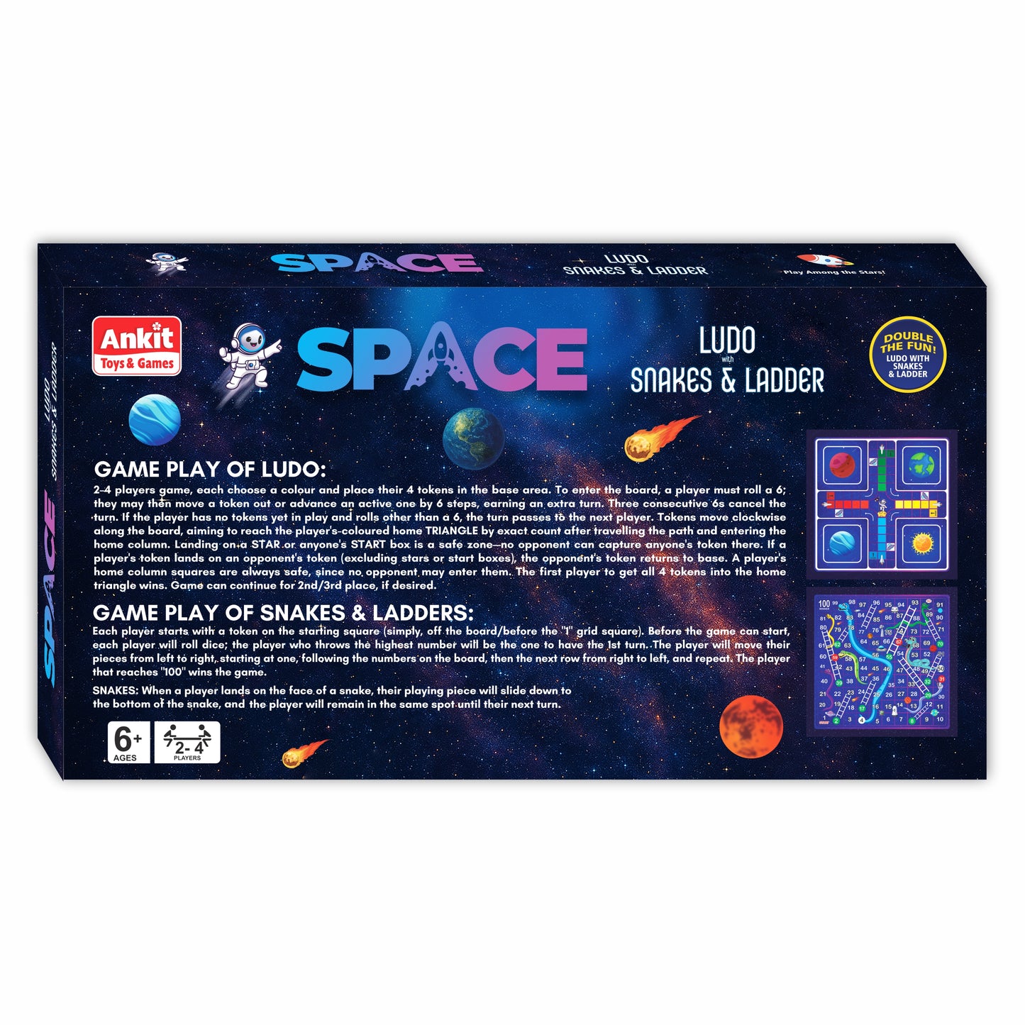 SPACE LUDO WITH S/L