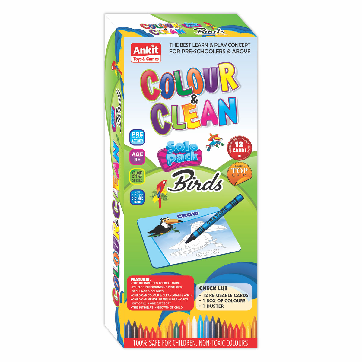 COLOUR & CLEAN SOLO PACK BIRDS