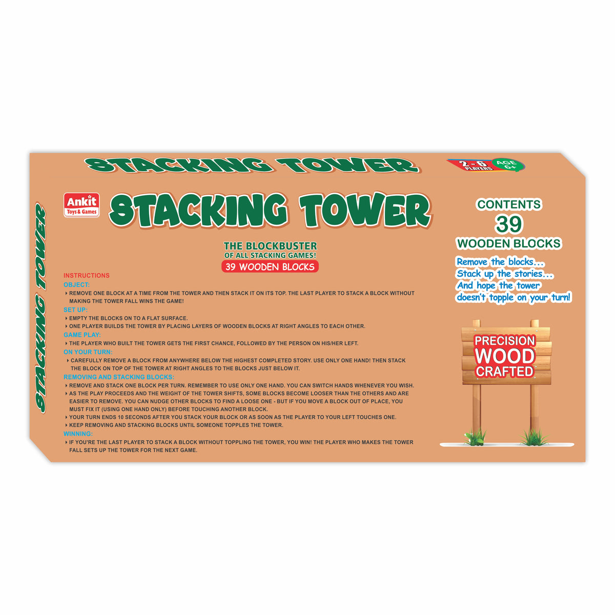 STACKING TOWER A SET OF 39 PCS.