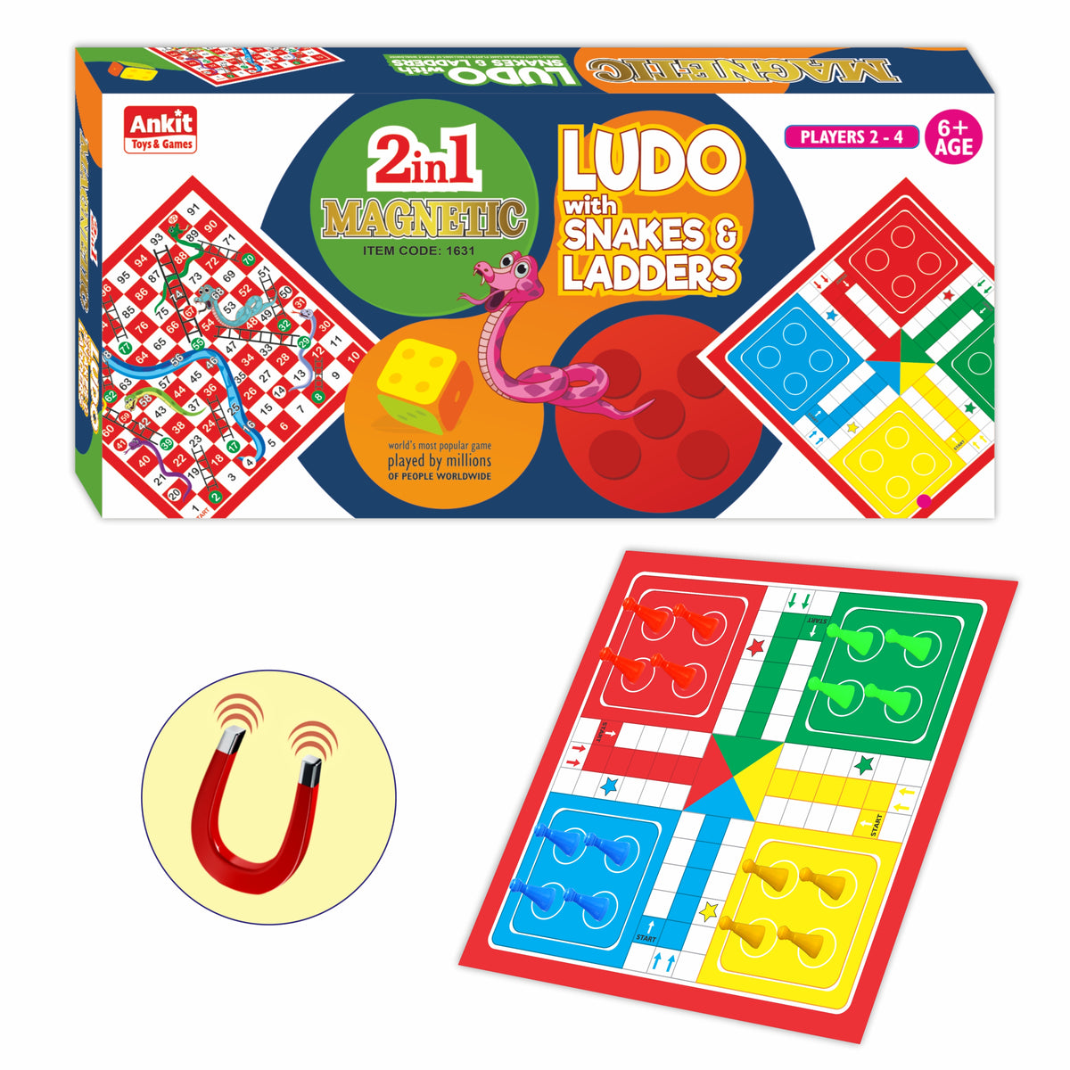 MAGNETIC LUDO 15"