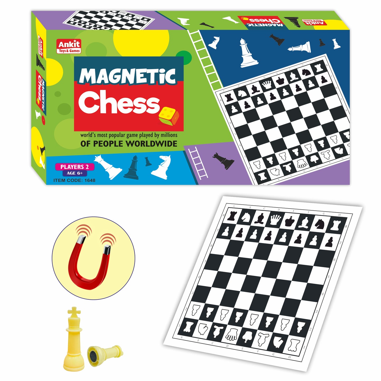 MAGNETIC CHESS 15"