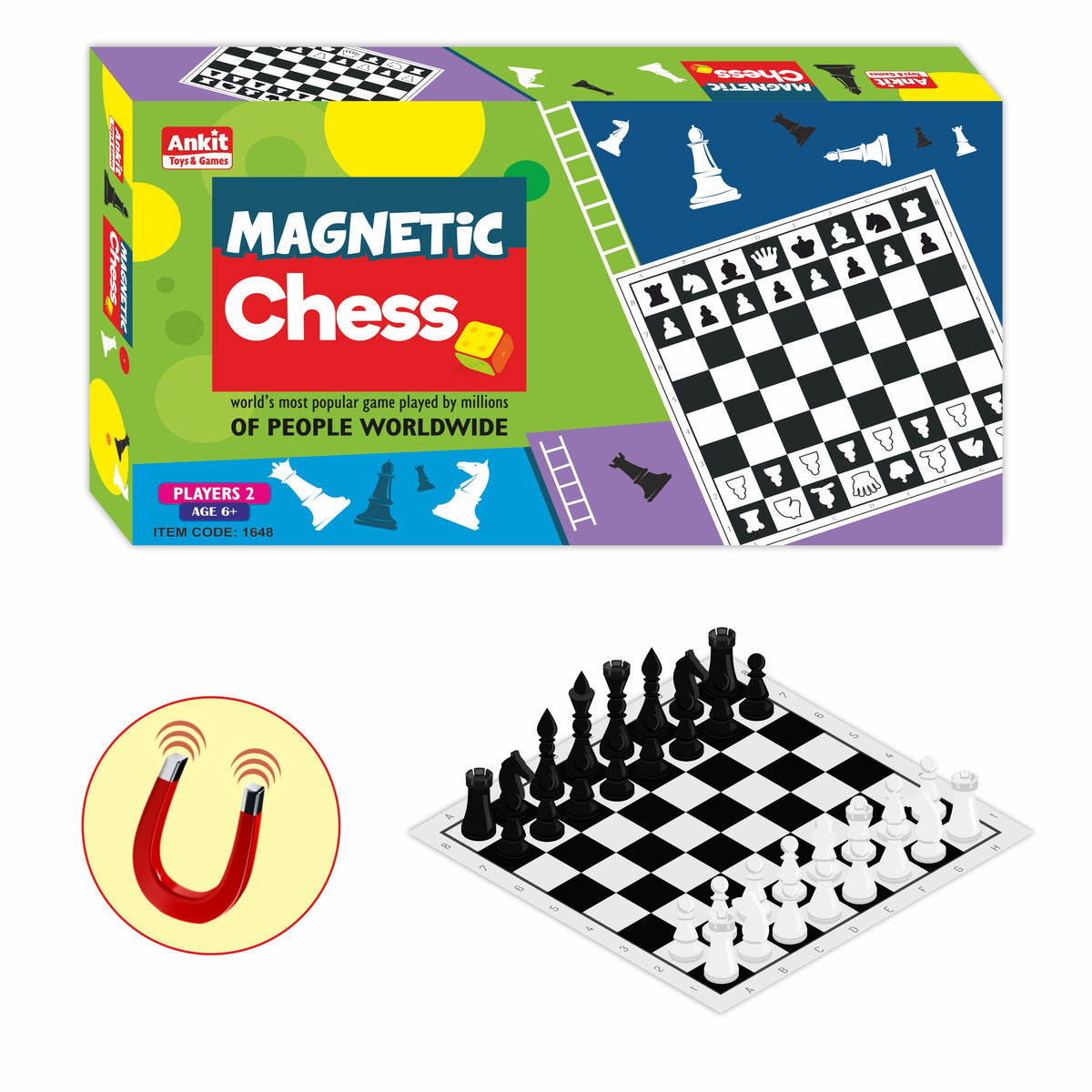 MAGNETIC CHESS 15"