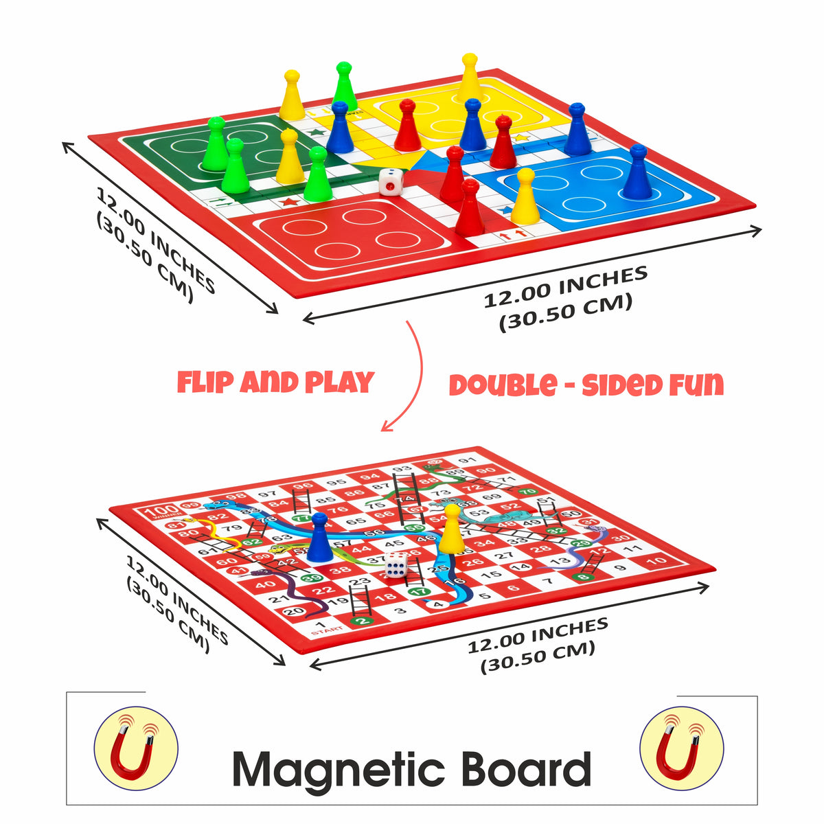MAGNETIC LUDO 12"