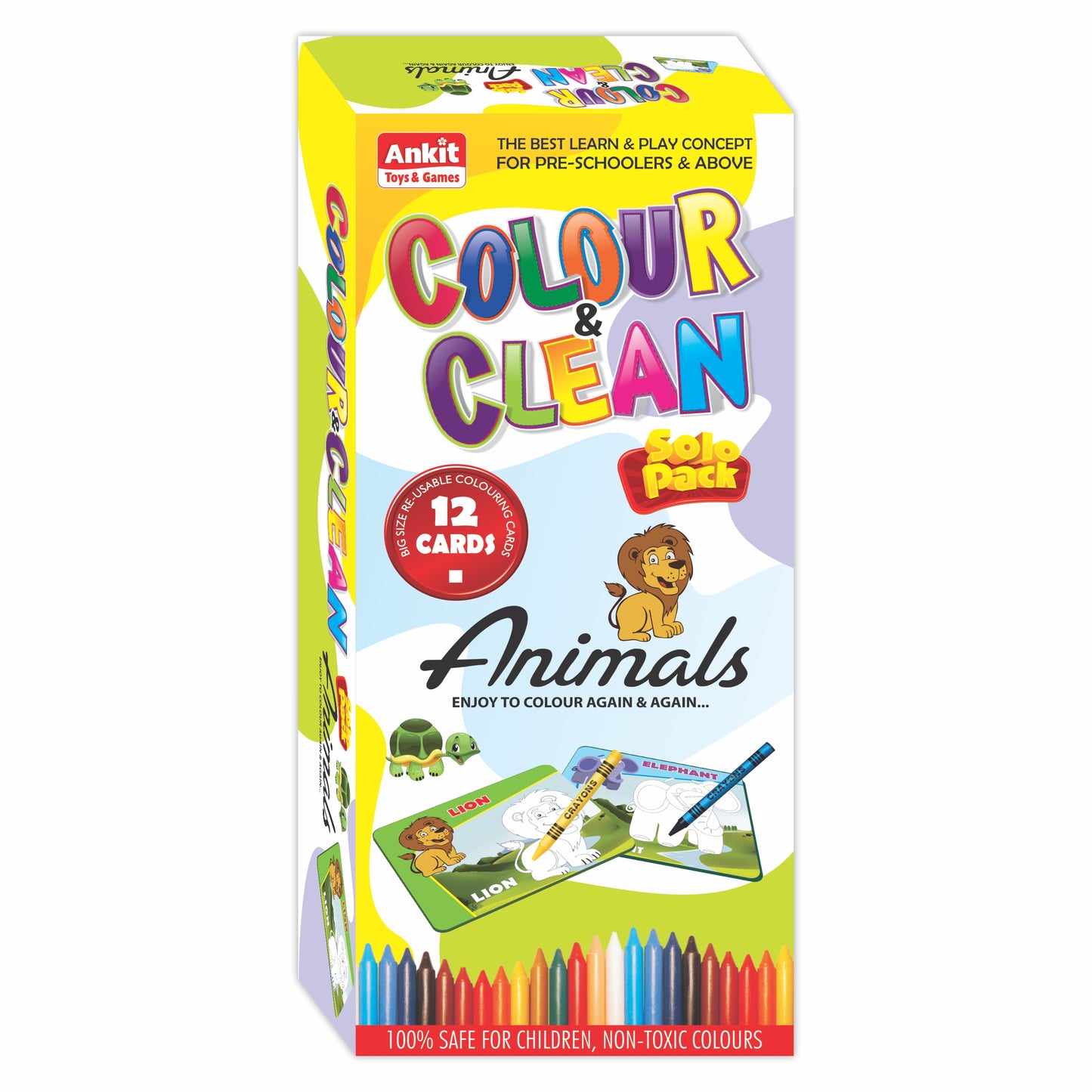 COLOUR & CLEAN SOLO PACK ANIMALS