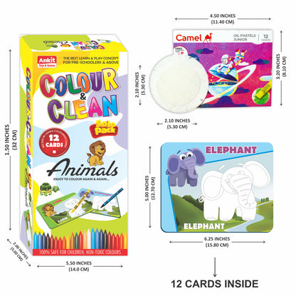 COLOUR & CLEAN SOLO PACK ANIMALS