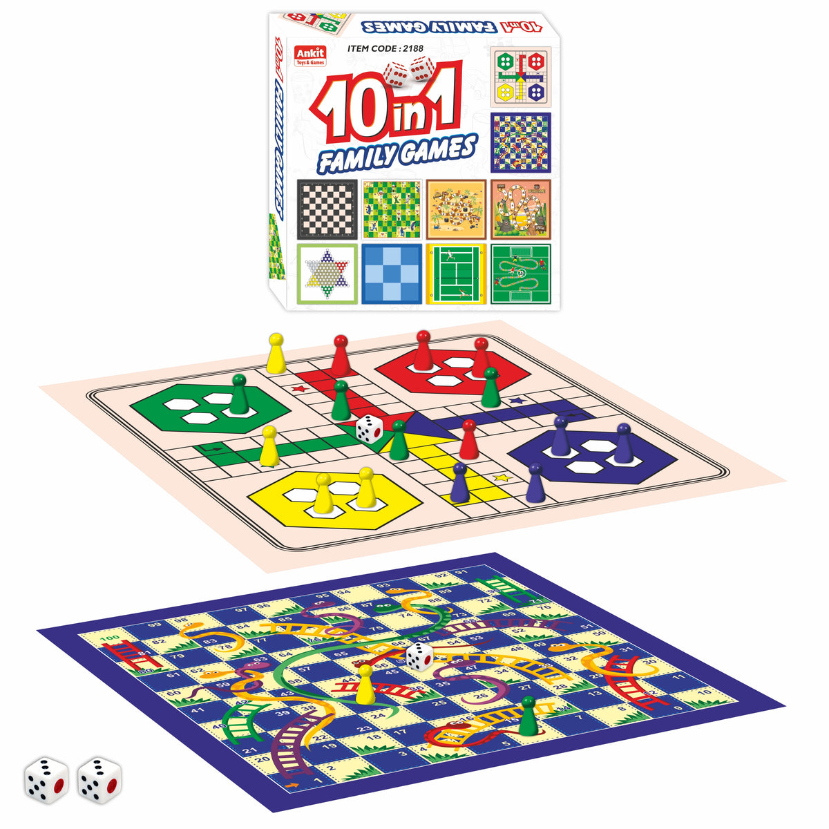 10-IN-1 FAMILY GAME