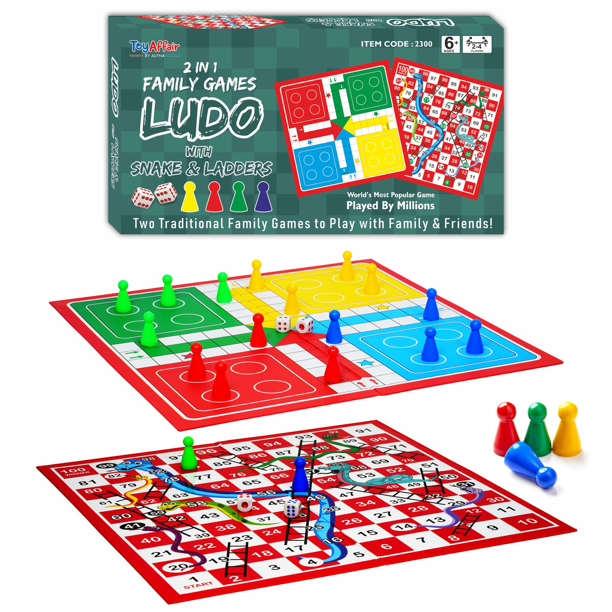 2-IN-1 FAMILY GAME  Toy By Affair ALYNA