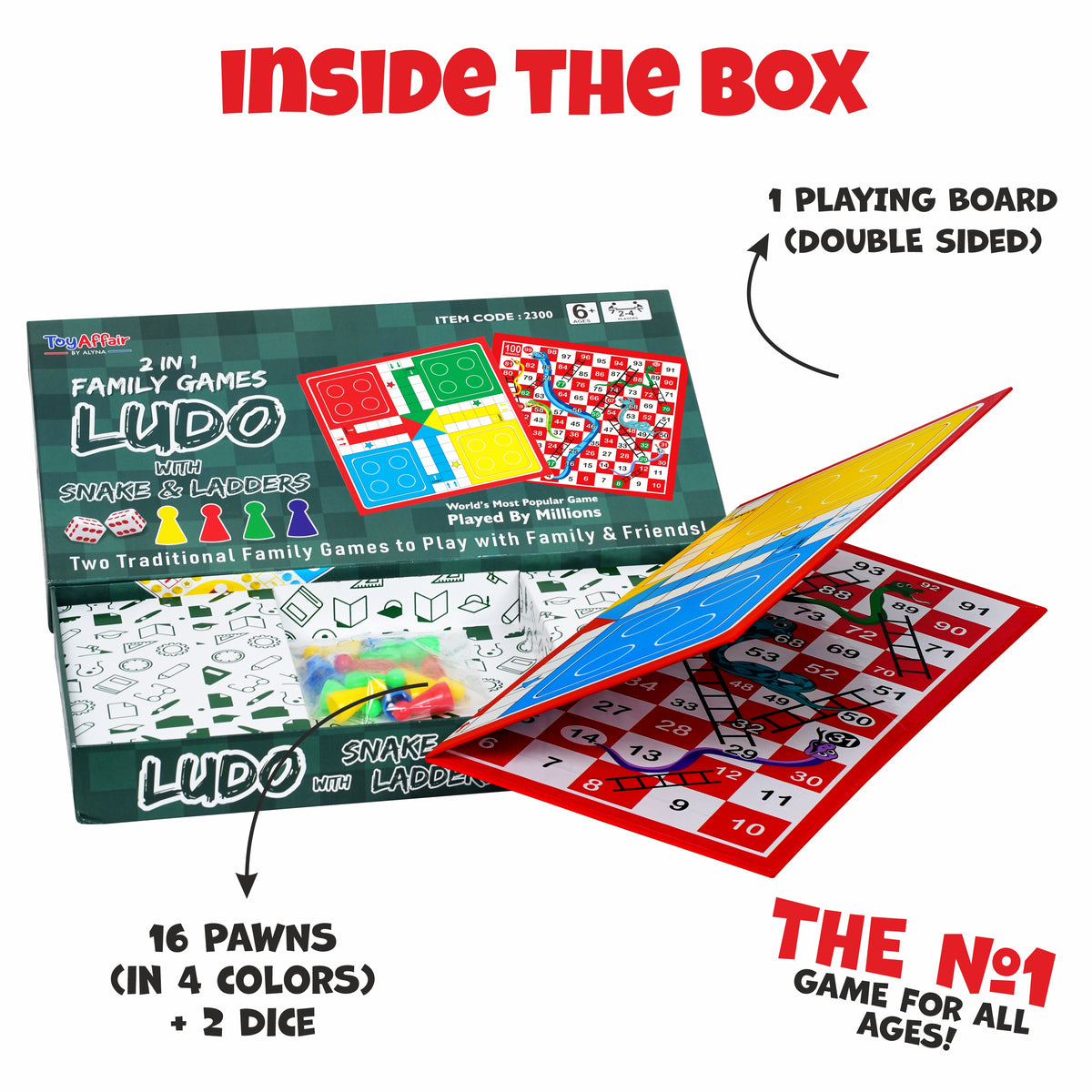 2-IN-1 FAMILY GAME  Toy By Affair ALYNA