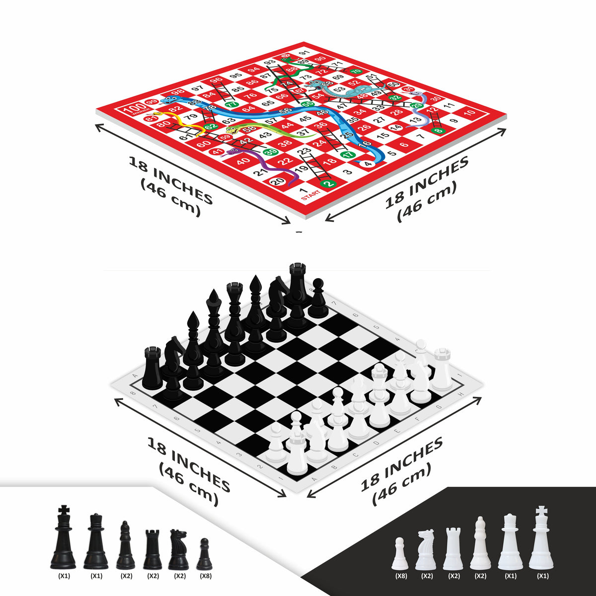 FAMILY CHESS 18"