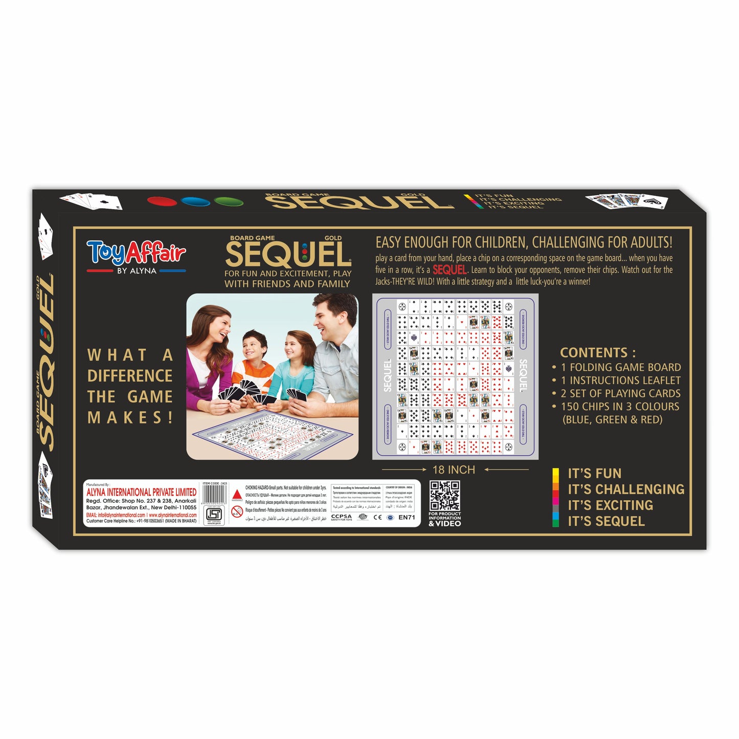 SEQUEL GOLD A BOARD GAME