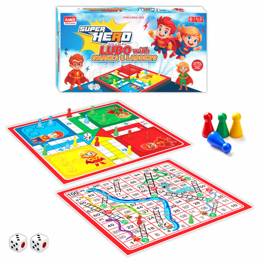 SUPER HERO LUDO WITH S/L