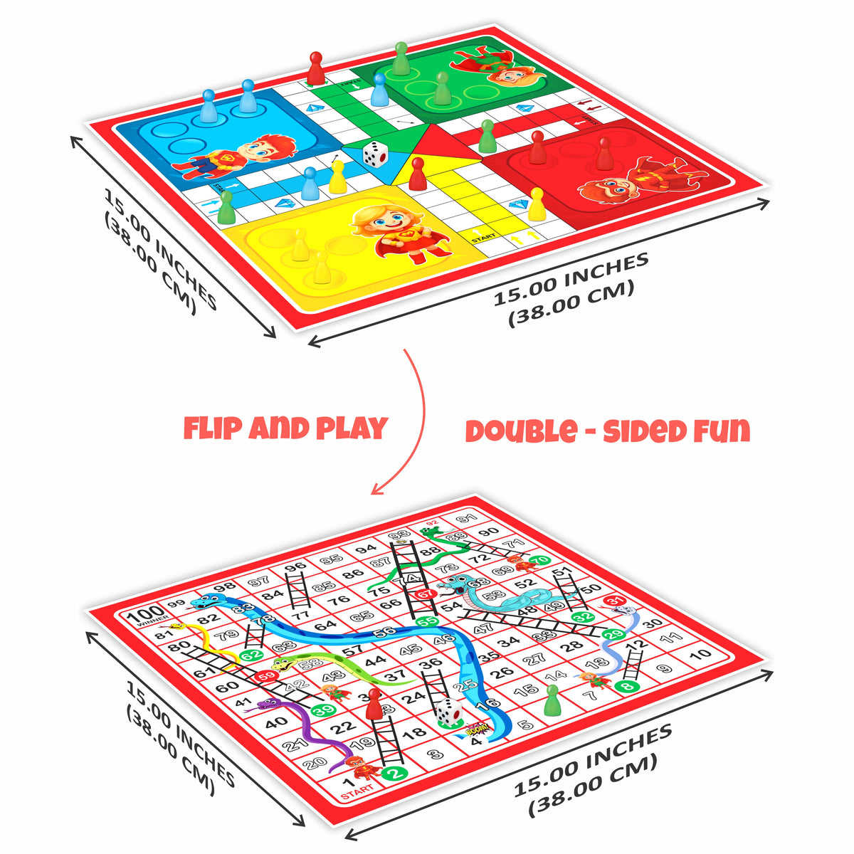 SUPER HERO LUDO WITH S/L