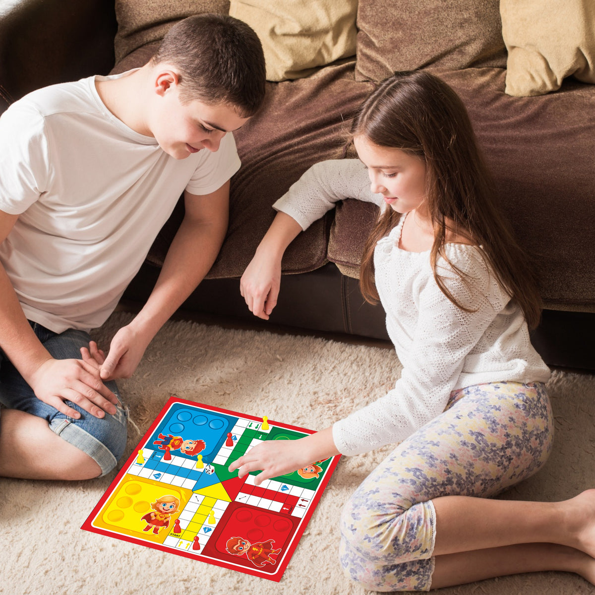 SUPER HERO LUDO WITH S/L