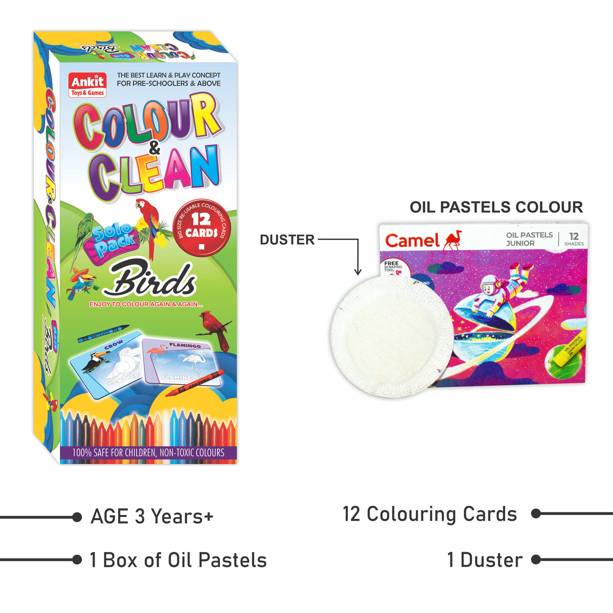 COLOUR & CLEAN SOLO PACK BIRDS