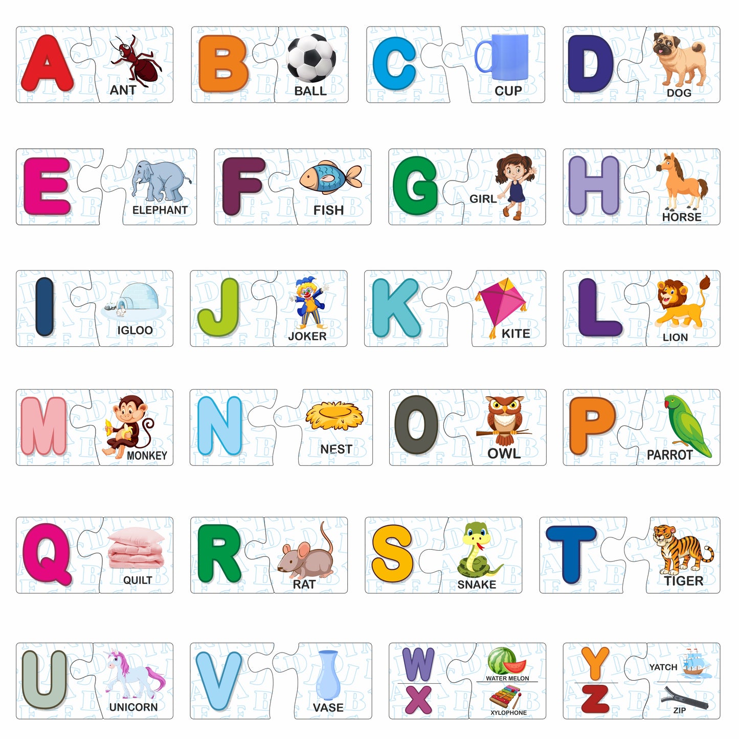 ALPHABETS CAPITAL PUZZLE