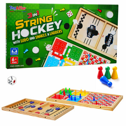 3-IN-1 STRING HOCKEY WITH L/S-L
