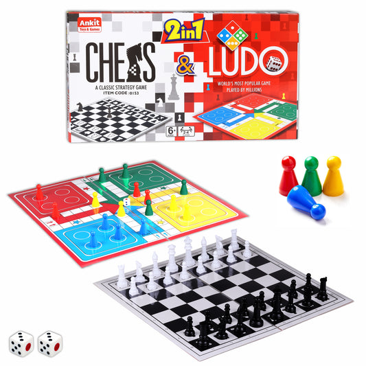 2IN1 CHESS & LUDO 15"