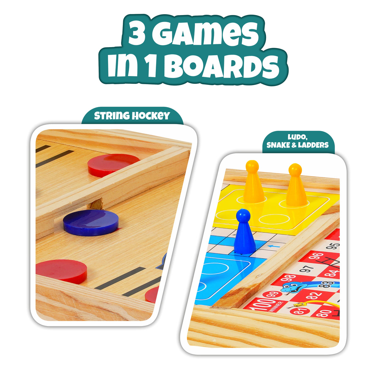 3-IN-1 STRING HOCKEY WITH L/S-L