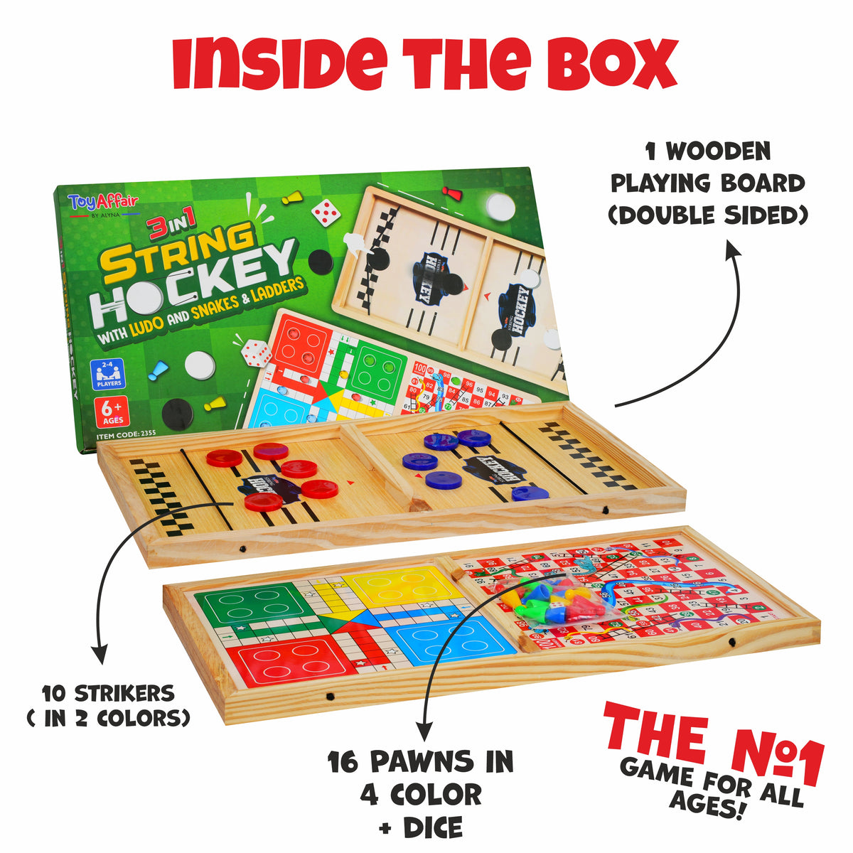 3-IN-1 STRING HOCKEY WITH L/S-L