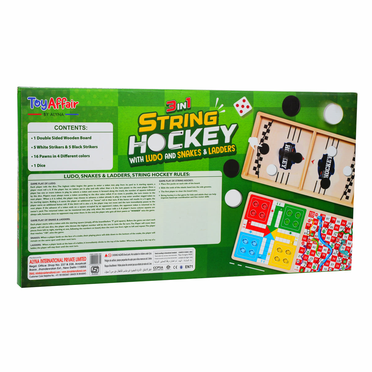 3-IN-1 STRING HOCKEY WITH L/S-L