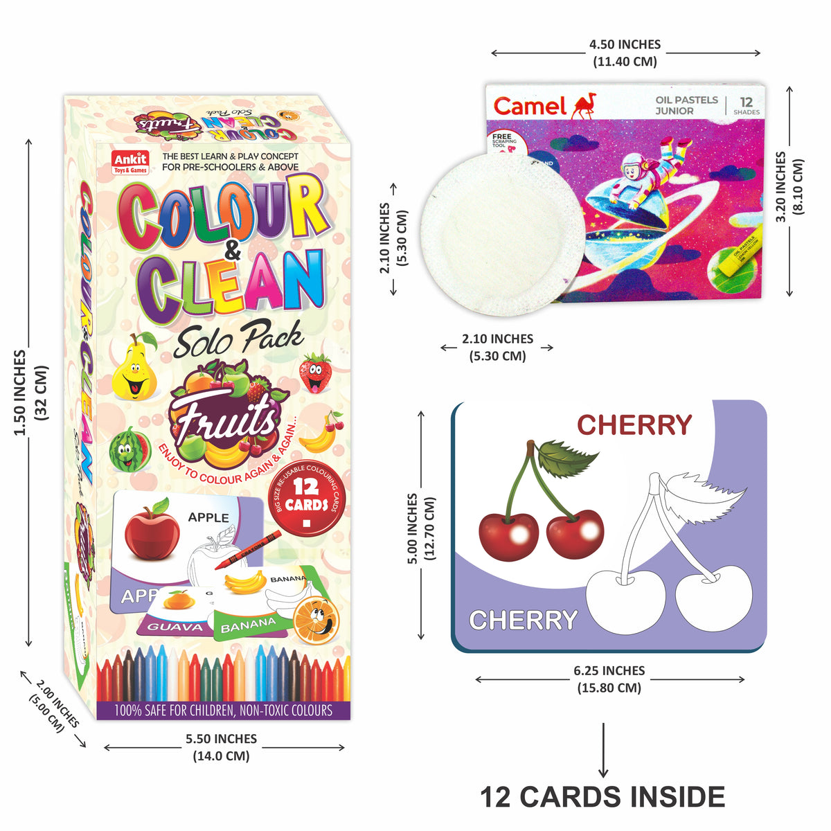 COLOUR & CLEAN SOLO PACK FRUITS