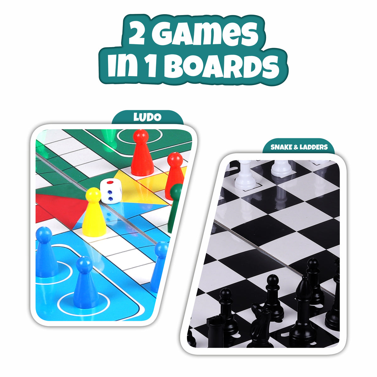 2IN1 CHESS & LUDO 15"