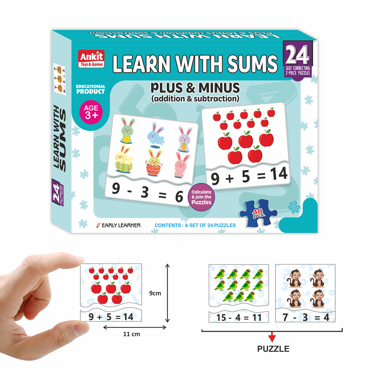 LEARN WITH SUMS PUZZLE