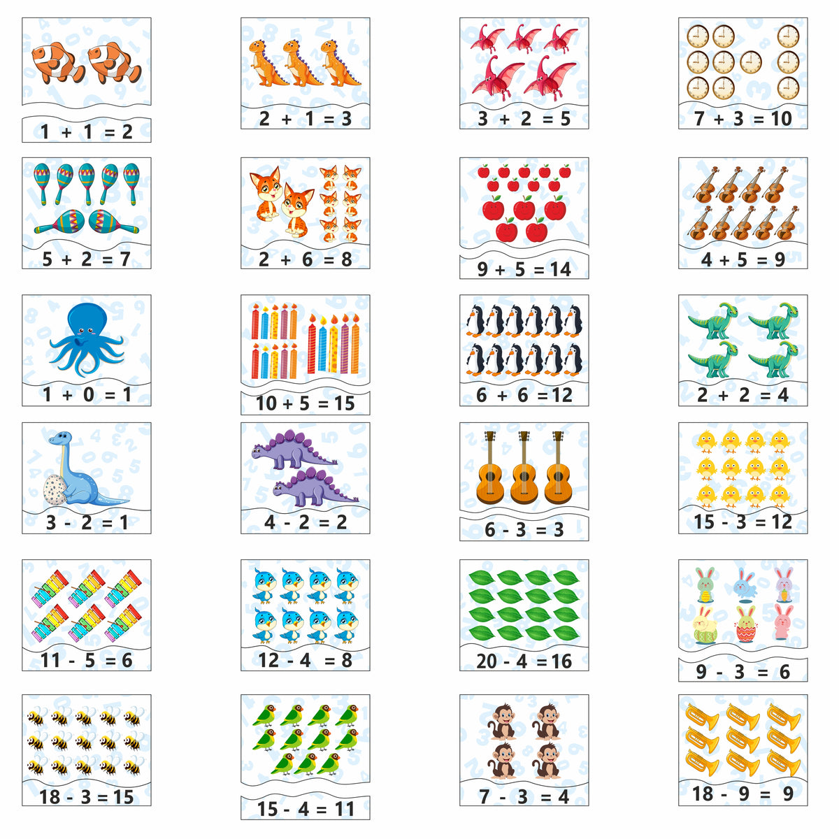 LEARN WITH SUMS PUZZLE