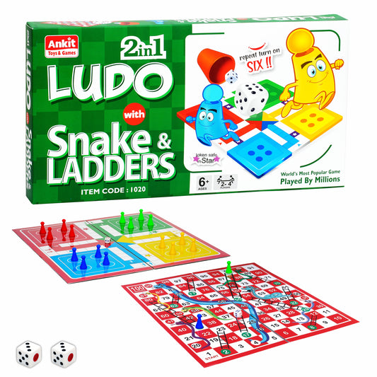 2 IN 1 LUDO GAME