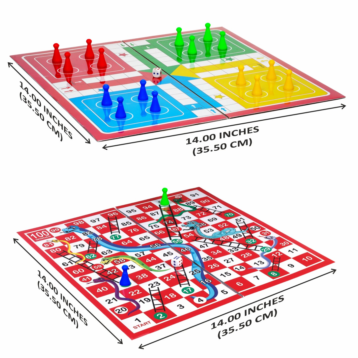 2 IN 1 LUDO GAME