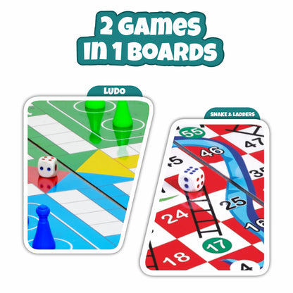 2 IN 1 LUDO GAME